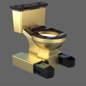 Toilet Automatic Version (Gold Color)
