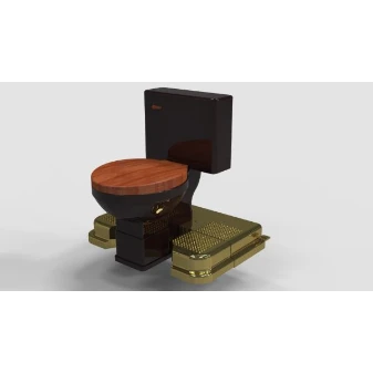 Treasure Model Pedestal Toilet