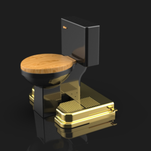 Automatic Pedestal Toilet