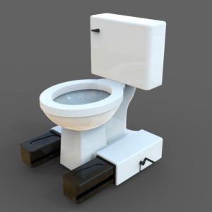 Manual Pedestal Toilet