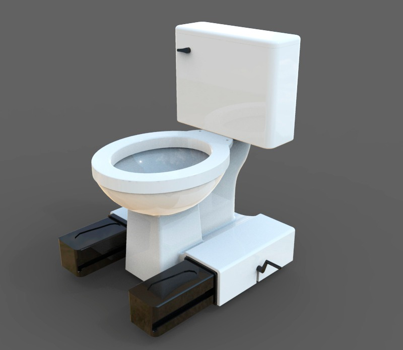 Manual Pedestal Toilet