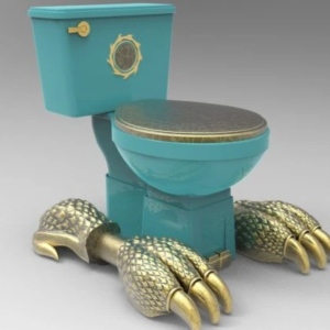Dragon Pedestal Toilet